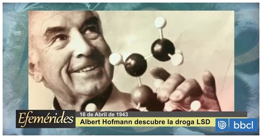 Efemérides: El 16 de abril de 1943 Albert Hofmann descubre la droga LSD