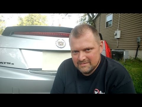 Disconnected battery/negative cable inside locked trunk of a Cadillac ATS (CTS)