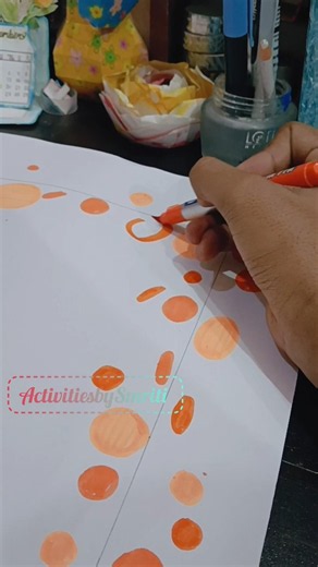 border design for chart paper ✨🎀. #art #craft #painting #diy