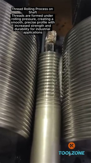 Thread Rolling on Shaft | High-Strength Precision Threads Without Cutting