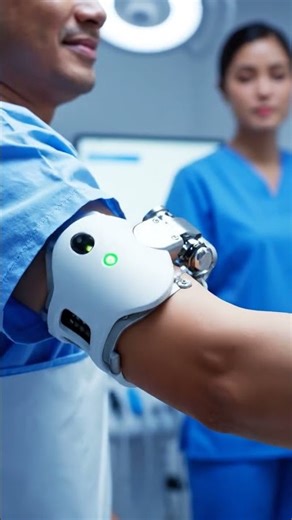 Robotic Elbow Support Device #robotics #wearables #future