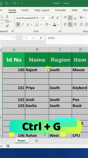 🔥📊📉How To Delete Blank Row In Excel | Ms Excel Me Blank Row Kaise Delete Kare #excel #exceltips