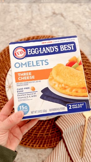 Need a quick and delicious breakfast? 🥚 Grab Eggland's Best Frozen Omelets from the frozen aisle! Whether you're rushing out the door or meal prepping for the week, these omelets are packed with protein and perfect for busy mornings. Just heat and go — easy, tasty, and ready in minutes! #madewithEB #onlyfeedmeEB #thEBest #egglandsbest #omelets #omelet #mealprep #smarteating | Eggland's Best Eggs