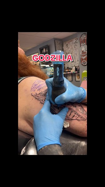 Custom SHIN GODZILLA Tattoo Piece