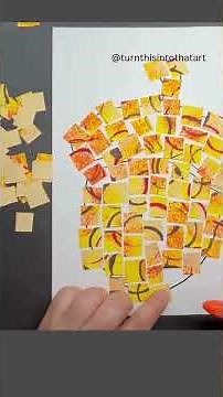 Fun Mosaic Acorn Art for Kids | Easy Fall Craft Idea Using Paper Squares | Autumn DIY Activity!