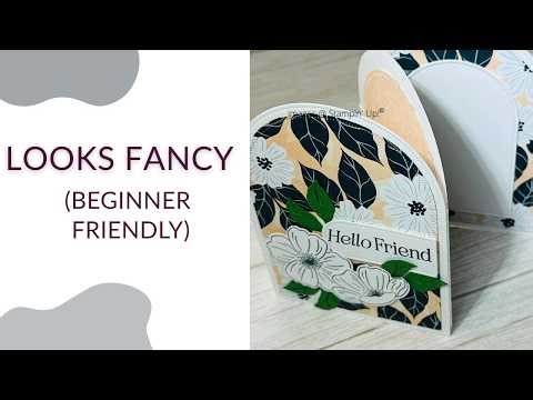 Easy Fun Fold Card for Beginners Using Everyday Arches Dies | Episode 286