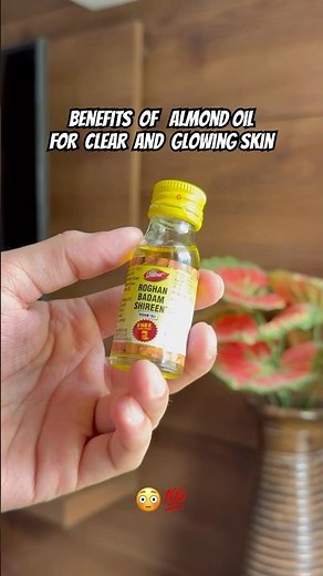 Benefits of Almond oil for clear and glowing skin.😳💯