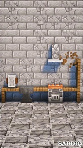 Furnace Design Ideas | Interior ideas | Tutorial | Building ideas | Minecraft Timelapse #saddiqideas