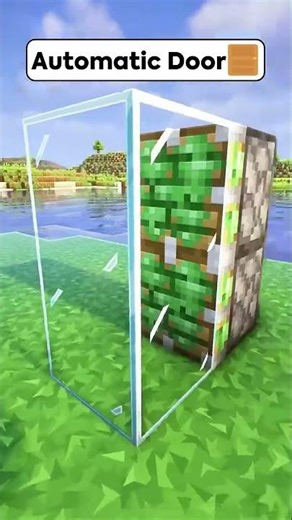 Minecraft Automatic Door😱 #shorts