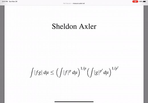 测度论(合辑)Measure Theory英文笔记讲解