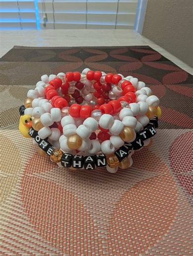 Hazbin Hotel Inspired Kandi UFO Cuff - Etsy