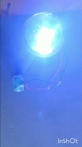 Blue led flashlight unit