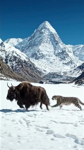 Himalay yaak #himalayas #travel #snow #yakuza #animals