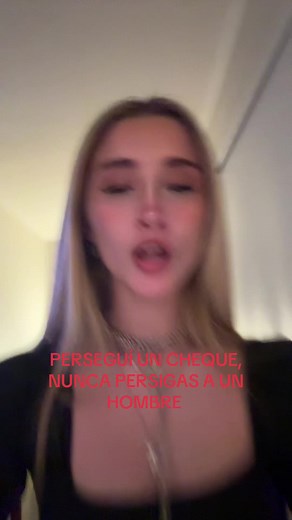 Chase a Check, Never Chase a Man