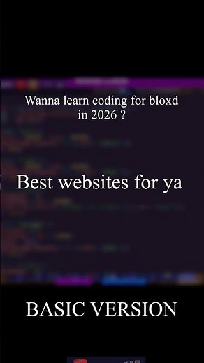 Best websites to learn coding in bloxd.io for 2026 #bloxdio #bloxd #coding #bloxdcoding