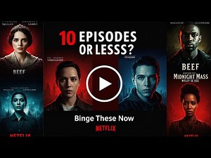 10 Must-Watch Netflix Shows Under 10 Episodes | Quick & Binge-Worthy Gems!