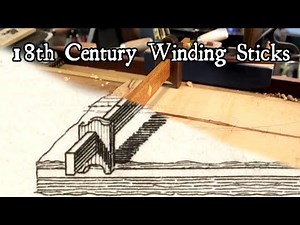 Making Roubo's Winding Sticks // 18th Century Hand Tools