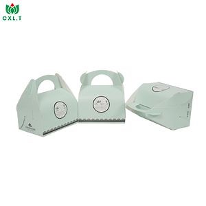 Elegant Custom Kraft Paper Gift Food Packaging Box Cake Box for Weddings and Birthdays