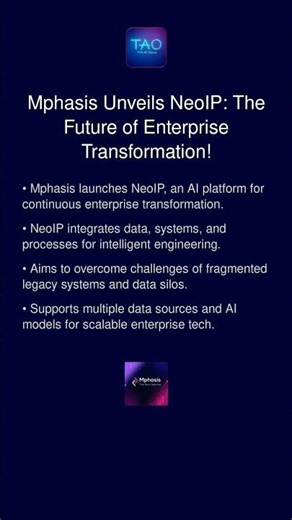 Mphasis Unveils NeoIP: The Future of Enterprise Transformation!