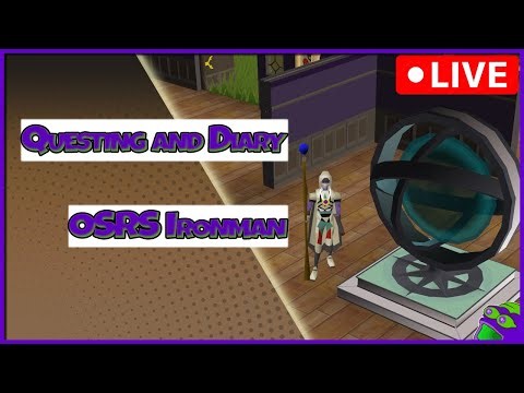 [🟣OSRS Ironman] Questing as an Ironman in OldSchool RuneScape! #osrs #osrsironman