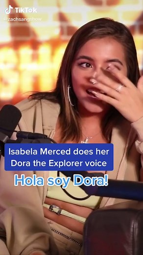Hola soy Dora! #doratheexplorer #isabelamerced #zachsangshow #zachsang #danzolot #fyp #foryou