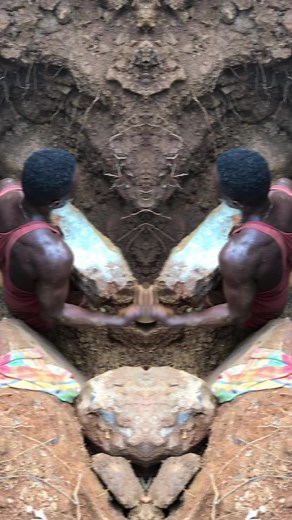 Manual Labor in Rugged Terrain: Rock Digging Techniques