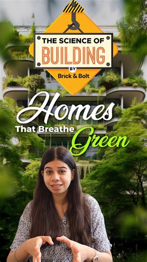 Brick & Bolt on Instagram: "Green Building Techniques: Eco-friendly homes built with sustainable design & natural harmony Imagine stepping into a home that feels alive—where the walls breathe, the air stays fresh without machines, and even the roof helps conserve water. This is not imagination, it’s green building. Green construction is far more than just using recycled materials. It’s about designing a home that works with nature. From the placement of windows to capture sunlight, to layouts th