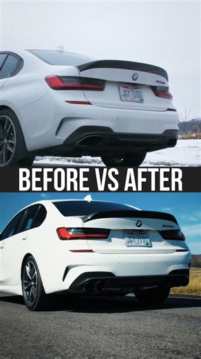 🔊 Before & After: AWE Resonated Touring Edition Catback Exhaust ft. patented drone-canceling 180 Technology® for the BMW G2X M340i / M440i 📌 Get full details via AWEBMW.COM #awetuning #aweexhaust #bmw #m340i #m440i #bmwm440i #bmwm340i #G20 #bimmernation #bmwlifestyle | AWE