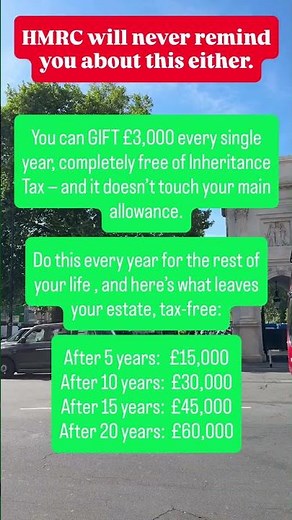 You Can Gift £3,000 a Year, Completely Tax-Free (Most People Don’t Know This)