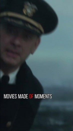 The thrilling scene of the Greyhound escaping a torpedo.Greyhound.“灰猎犬号”躲过一颗鱼雷的惊险一幕。《灰猎犬号》，(2020)。