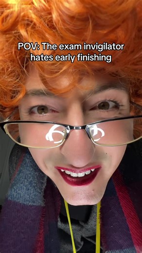 POV: The Exam Invigilator Dislikes Early Finishers