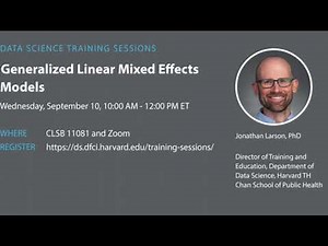 Generalized Linear Mixed Effects Models