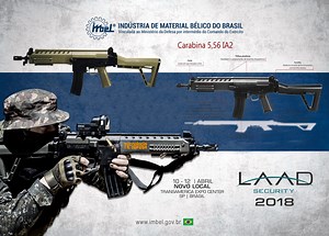 Imbel IA2 calibre 7,62 mm será lançado na LAAD Security 2018. - Tecnodefesa