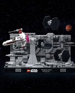 22K views · 717 reactions | Des marais de Dagobah aux tranchées de l'Étoile de la Mort, reproduisez des scènes iconiques de la saga avec les dioramas LEGO Star Wars | LEGO | Facebook