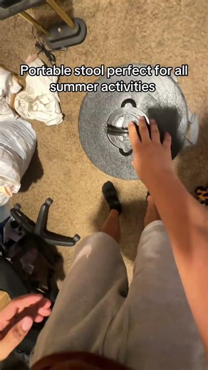 Outdoor Comfort Made Simple With This Easy to Use Folding Stool