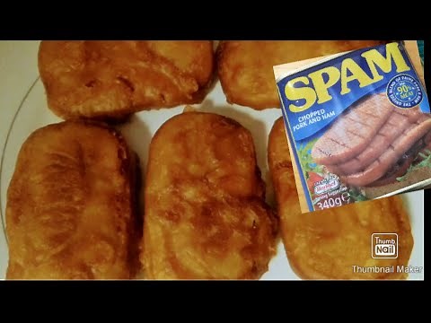 Best spam fritters quick recipe!