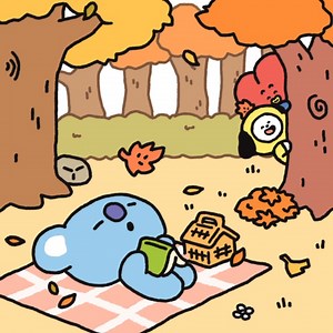 284K views · 10K reactions | KO.S.M..RRRR...來 #BT21 #KOYA #ASMR #Autumn #Relaxing | BT21 | Facebook