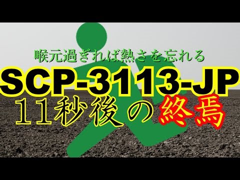 SCP-3113-JP - 11秒後の終焉【SCP】#パラウォッチ #巷説部門 #SCP-2000