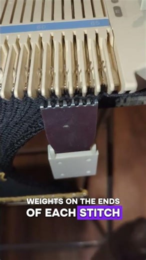 I'm still learning how to use this knitting machine #knitflix