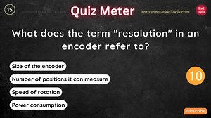 What does the term resolution in an encoder refer to? Watch Full Video: bit.ly/encoderQ Website: instrumentationtools.com Tags: #encoder #electrical #electricalengineering #drives #sensors | InstrumentationTools
