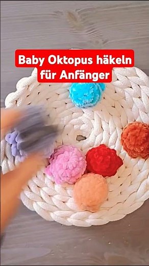 Crochet a cute little baby octopus 🐙 for beginners 🩷quick & easy # #diy #amigurumi
