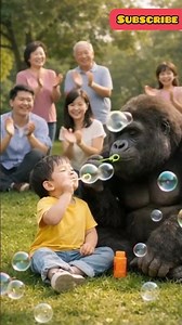 Everyone Was Smiling in the Park 😲 | Baby & Gorilla