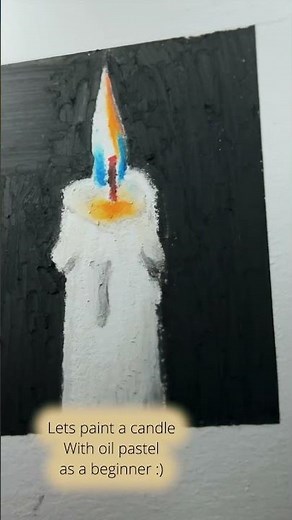 Full video on my channel! :) #oilpastel #oilpastelart #beginner #art