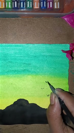 oil plaster drawing step by step❤️🫰🏻...#trending #growth #song