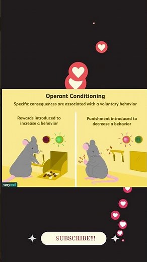 Operant Conditioning – B F Skinner #OperantConditioning #BFSkinner #YouTubeShorts