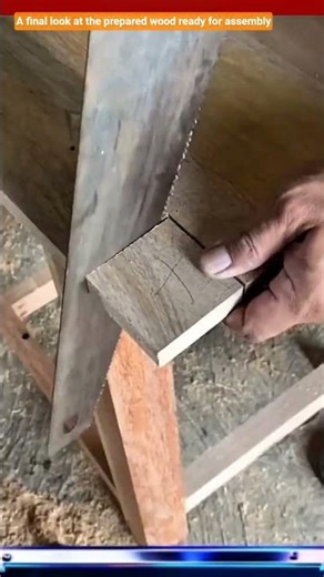 How to Cut Perfect Wood Slats for a Table Shelf #woodworking #shorts #carpentry