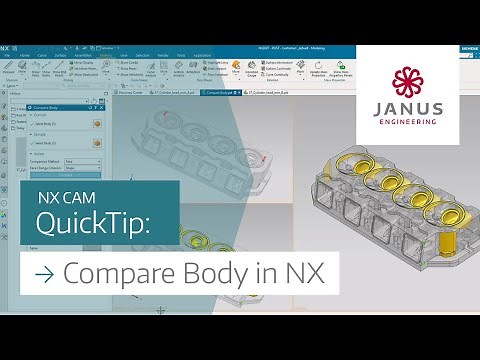 NX CAM Tutorial | Compare Body in Siemens NX 🔎