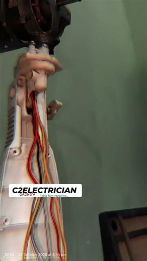 Table fan repairing. .✅🔌⚡. #technology #electrical #electronic