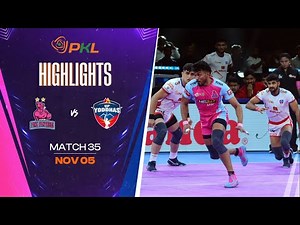 Match Highlights: Jaipur Pink Panthers vs UP Yoddhas | November 5 | PKL Season 11