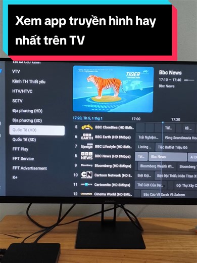 Xem TV truyền hình qua ứng dụng TiviMate Premium! #truyenhinh #Androidtv #boxhay #tvbox #tivimate
